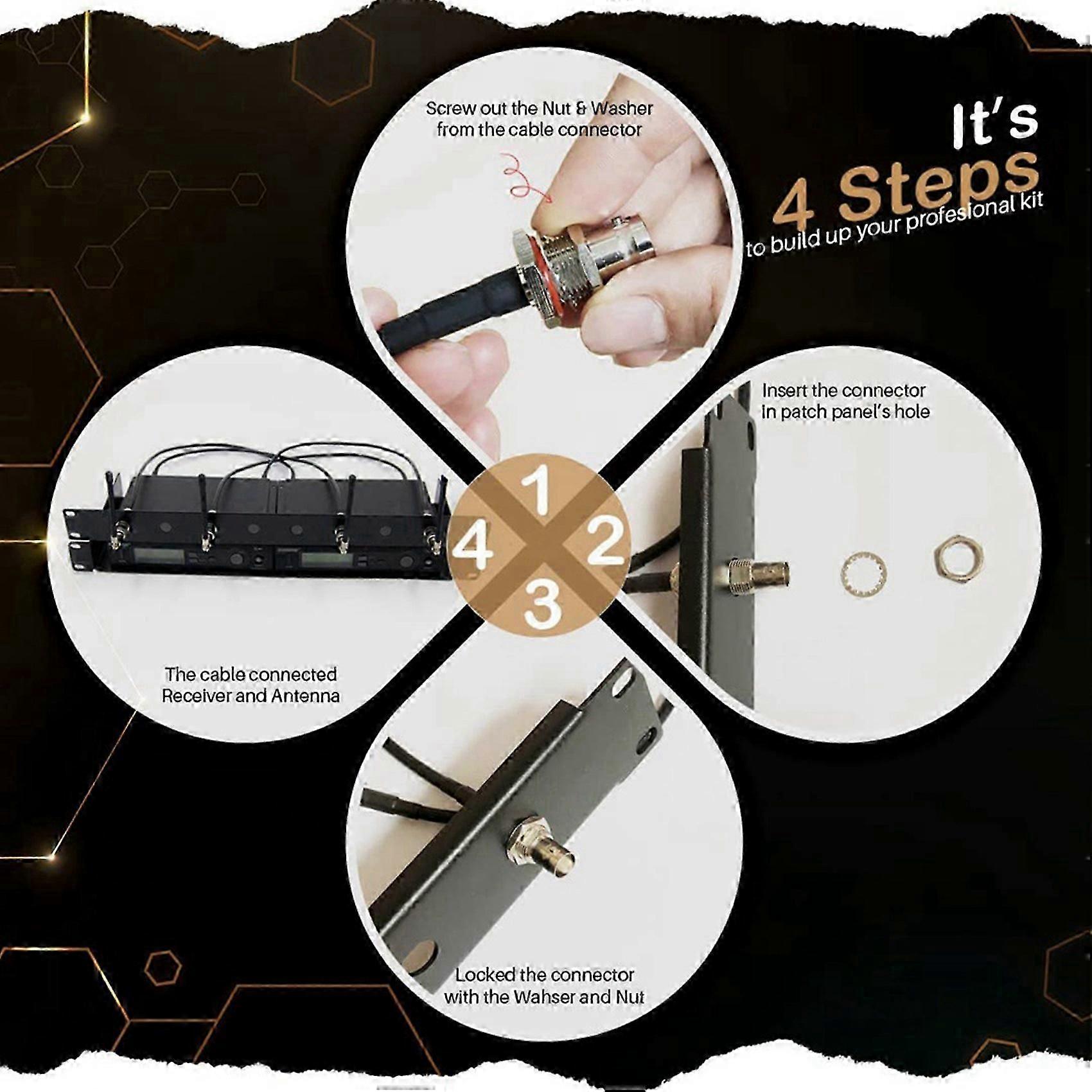 Wireless Microphone Antenna Extension Cable