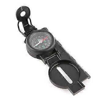 Boussole portable militaire pour le camping en plein air, à lentille pliable, outil de navigation précise pour expéditions, randonnées, expéditions de survie, etc. zddk