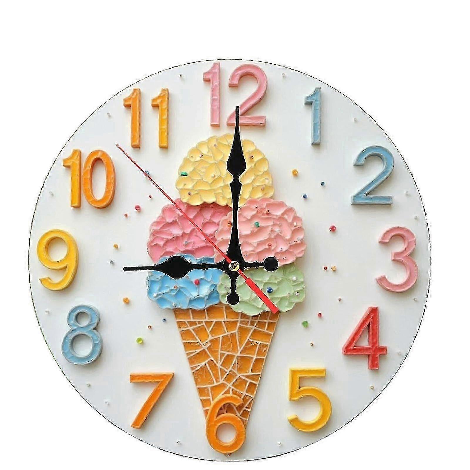 Fade Resistant Acrylic Quiet Clock