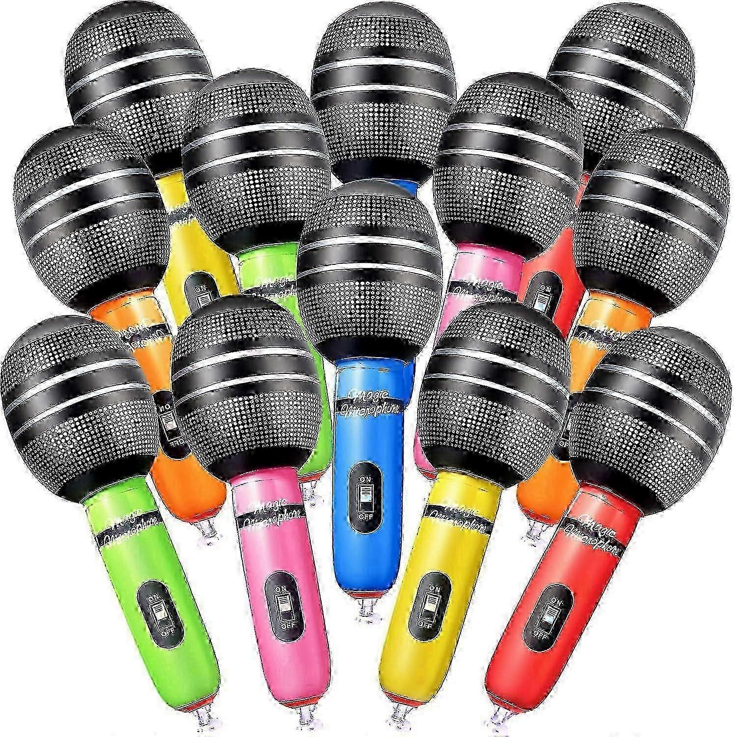 30pcs Colourful Inflatable Mics