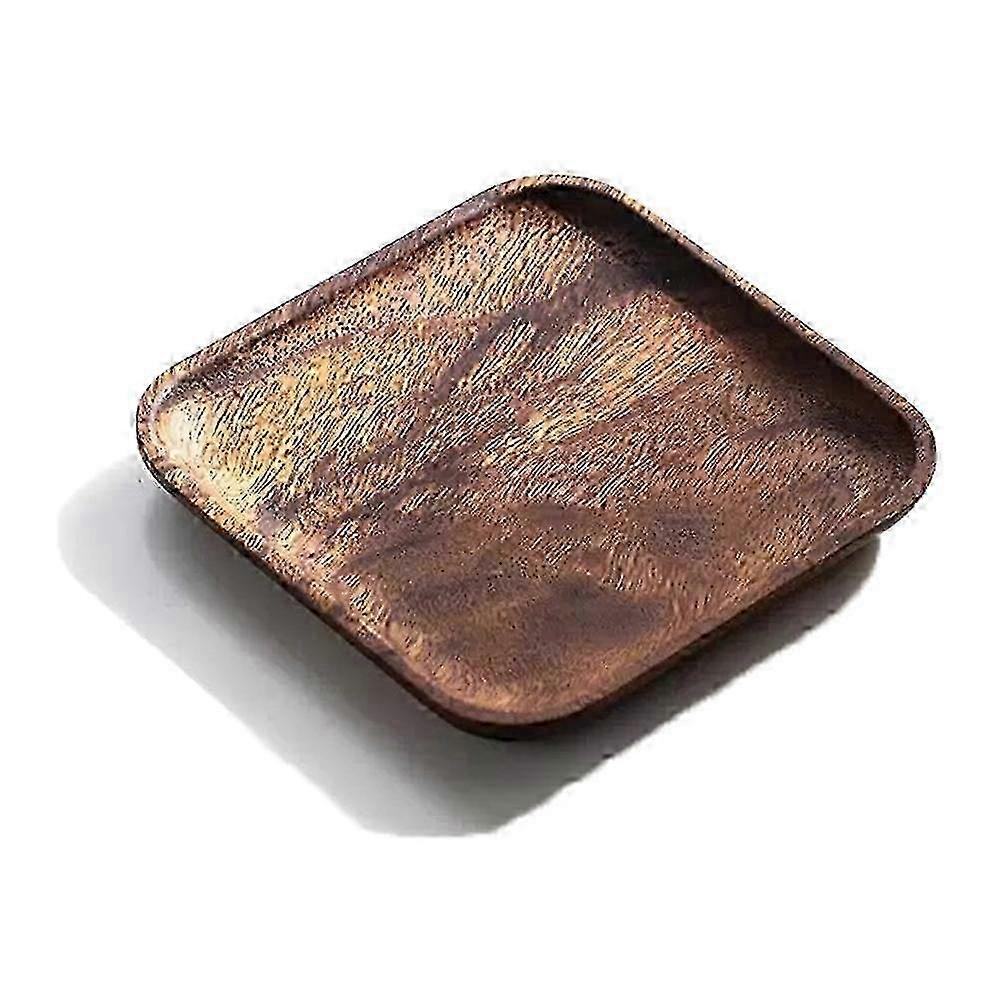 Natural Round Wood Serving Tray