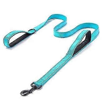 Dog Leash Lead For Dogs Training Reflective Leashes Dual Handle 4color ss