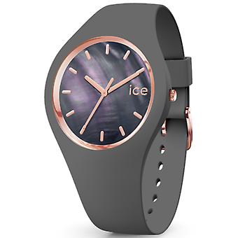 Pearl Watch for Women Analog Quartz with Silicone Bracelet IC016937