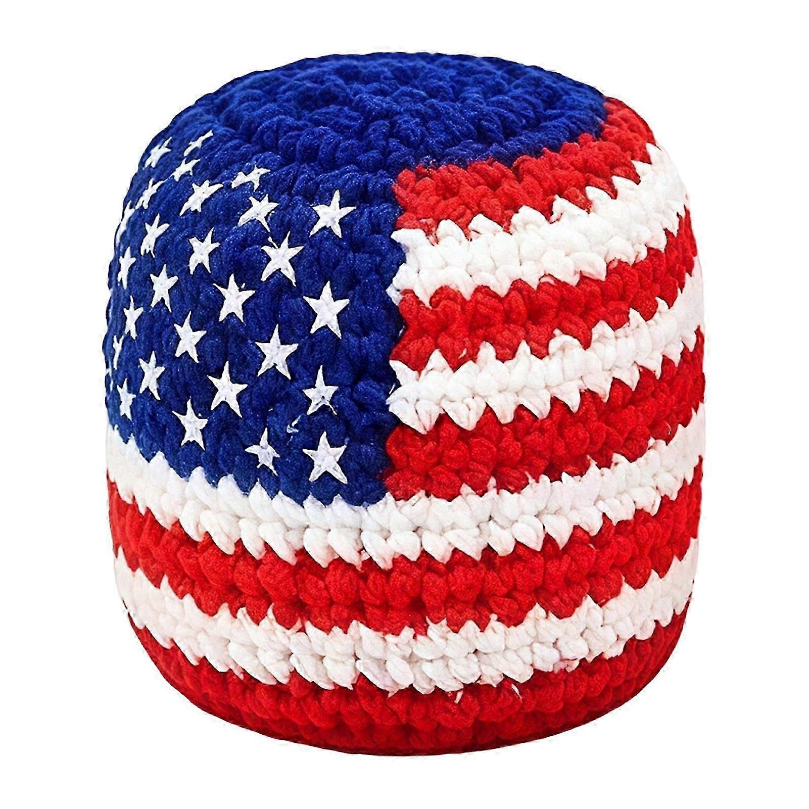 Soft Knitted Footbag Handmade & Durable