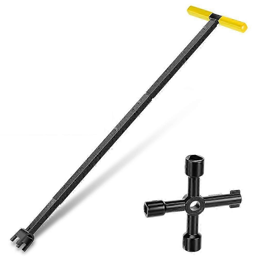 Adjustable Water Meter Key 17-37 Inch