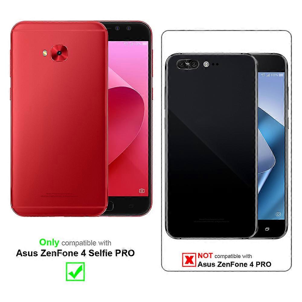 Case compatible with Asus ZenFone 4 Selfie PRO mobile phone, silicone protective case - lanyard with silver accents.