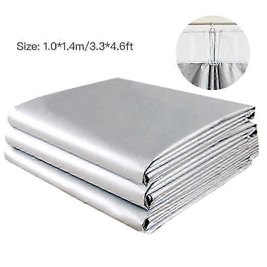 Silver-Coated Triple-Layer Blackout Curtains