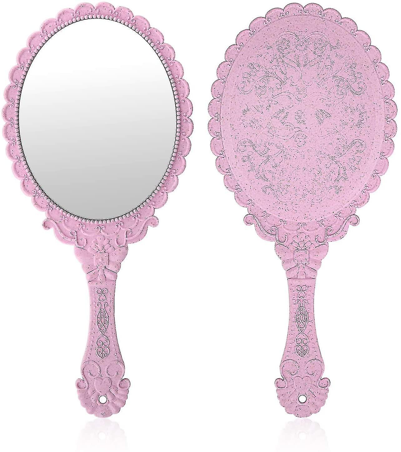 مرآة محمولة باليد عتيقة ، Yusong مرايا زخرفية صغيرة محمولة باليد