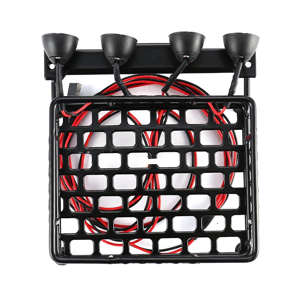 Metal 115x107mm Luggage Carrier Roof Rack With Spotlights | Fruugo UK