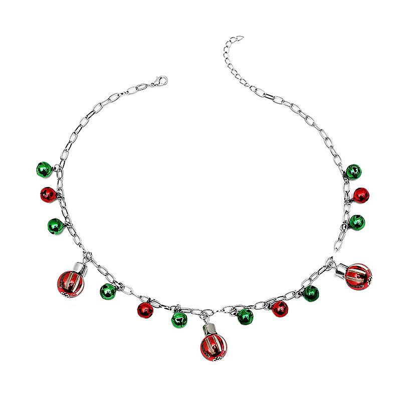 60 Pieces Christmas Bell Necklaces Christmas Holiday Necklaces for Christmas Supplies