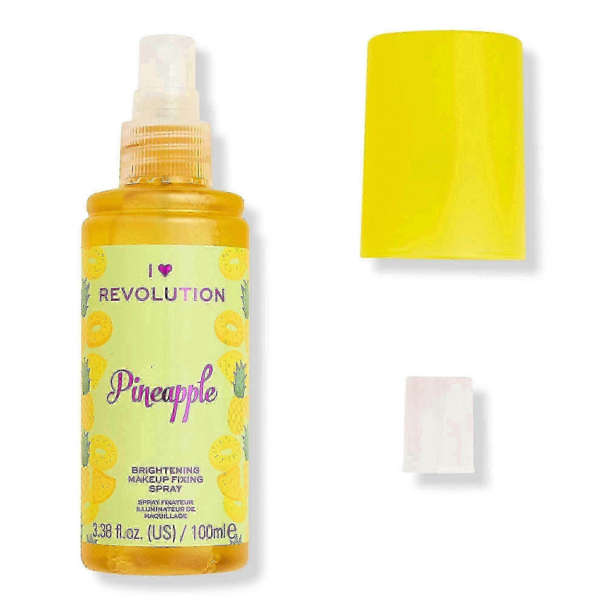 I Heart Revolution Pineapple Brightening Fixing Spray, 3.38 Oz