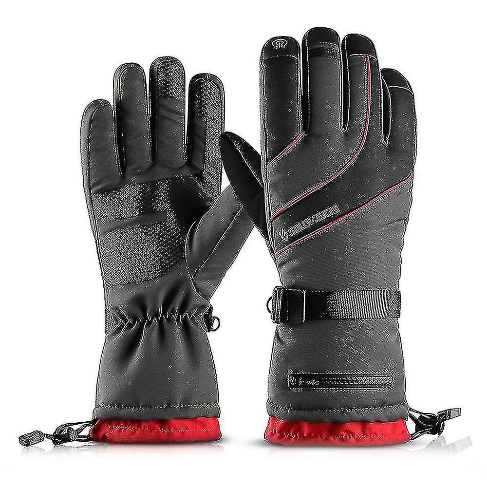 Winter Radfahren SkiHandschuhe Winddichte wasserdichte Thermo Touchscreen Fäustlinge