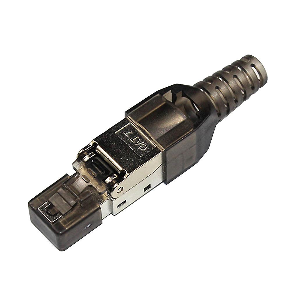 RJ45 Connector CAT7 for CCTV Ethernet Cable Tool-less Crystal for Head Plug
