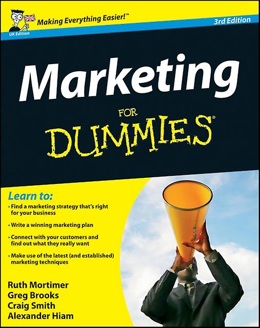 Marketing For Dummies Uk Edition by Alexander University of Massachusetts at Amherst Hiam Paperback Book