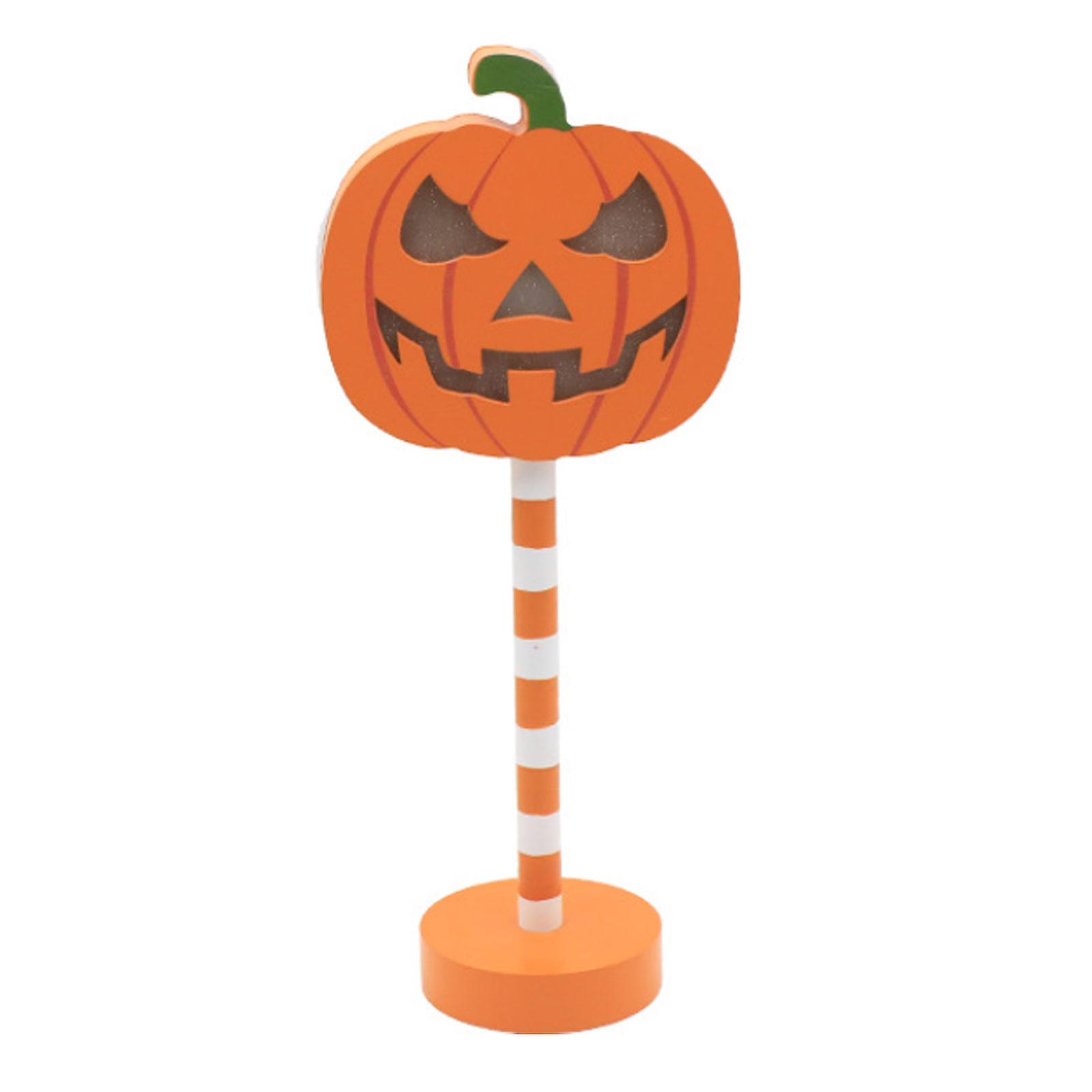 Jack-O-Lantern Yard Stake, Halloween dekorasjon, 100% ny