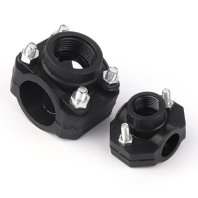 3pcs Pe Water Pipe Connector Agricultural Fertilization Irrigation Tube Repair Tee Connectors Add Fe