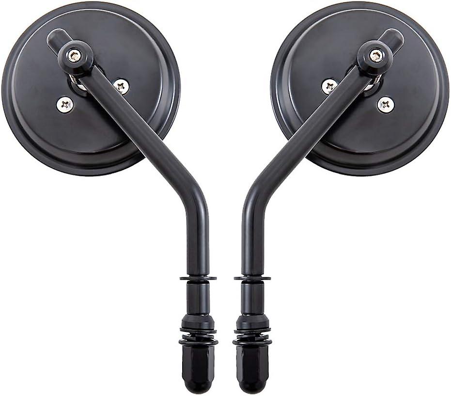 Motorcycle Mirror, 8mm Round Motorcycle Mirror (black)