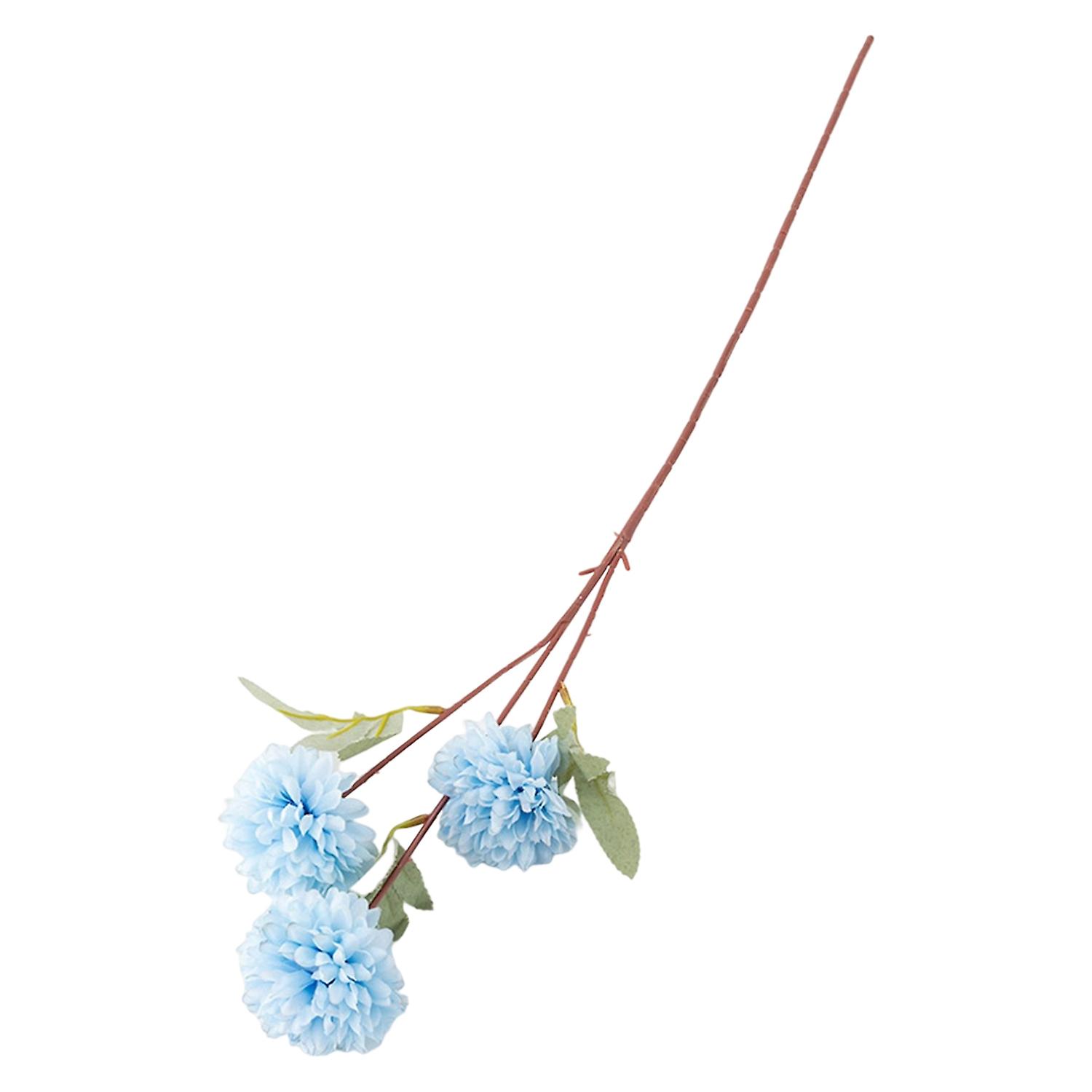 Artificial Flower Non-fading Not Withered 3 Heads Design Artificial Onion Ball Fake Flower for Hotel