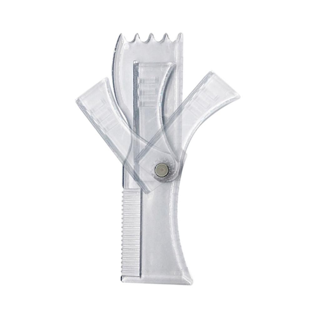 Beard Shaping Tool Trimming Shaper Template Guide for Shaving Stencil With Full-Size Comb for Line U
