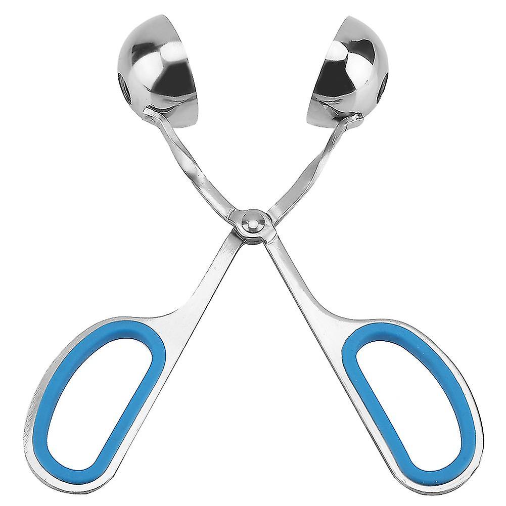 Stainless Steel Meatball Mold Non-Stick Rice Ball Maker Kitchen Tool (Blue)