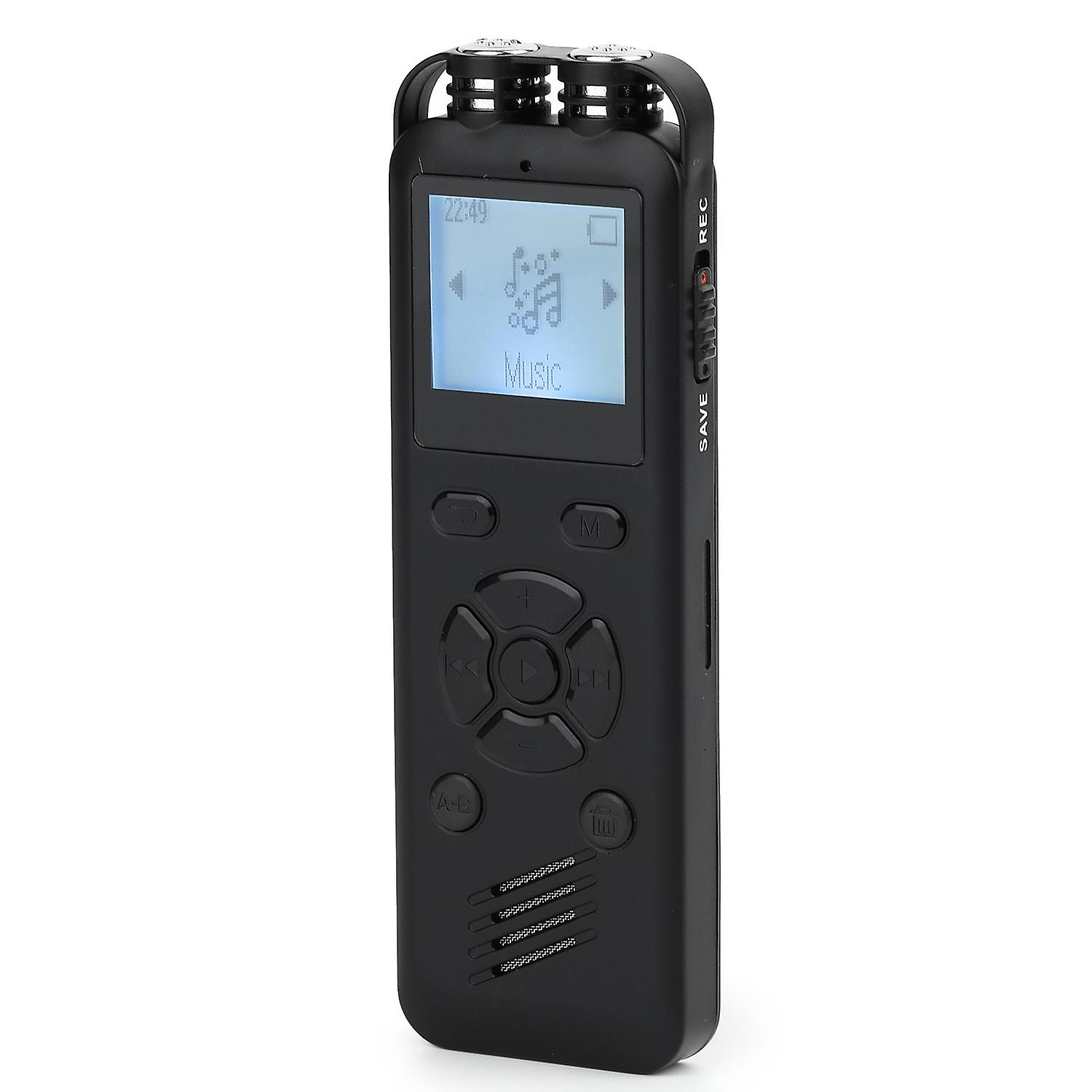 16GB Digital Voice Recorder Voice Activated Audio Recording with Playback MP3 Music Player 72hrs Rec