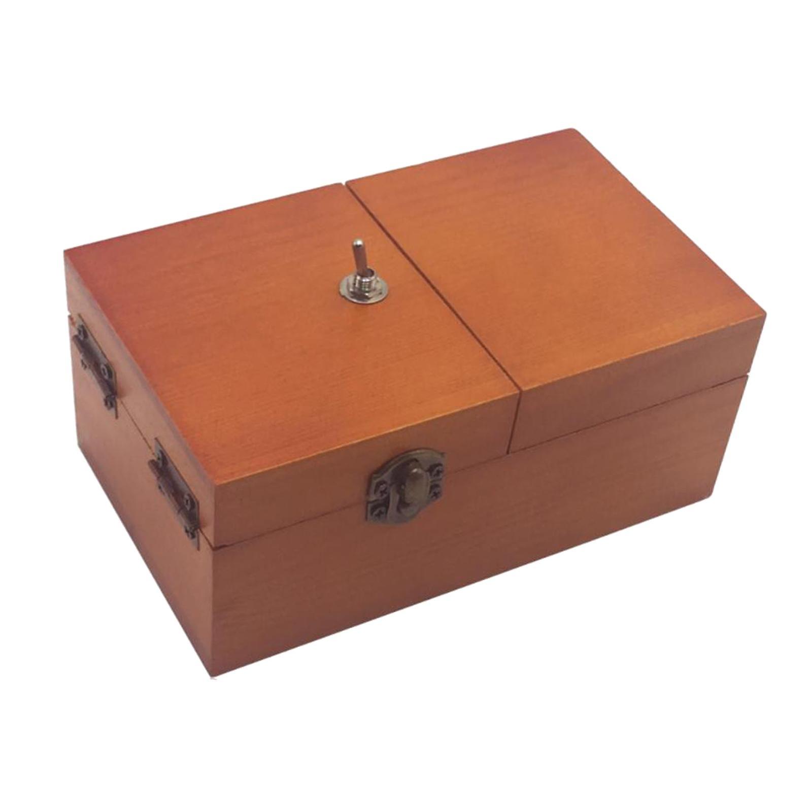 Useless Box Leave Me Alone Box Funny Toy Anti Stress Toy Brown