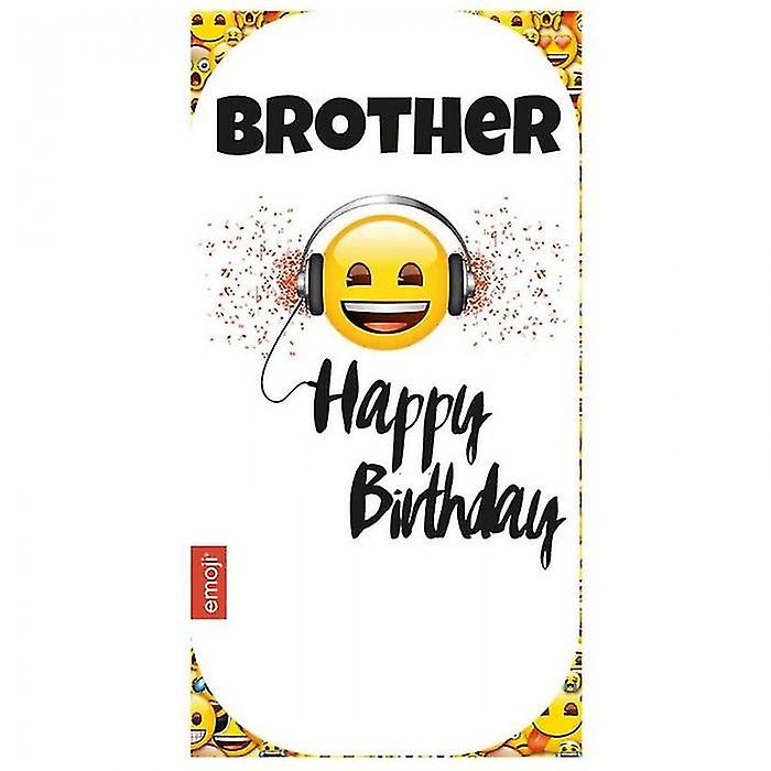 Emoji Brother Birthday Card