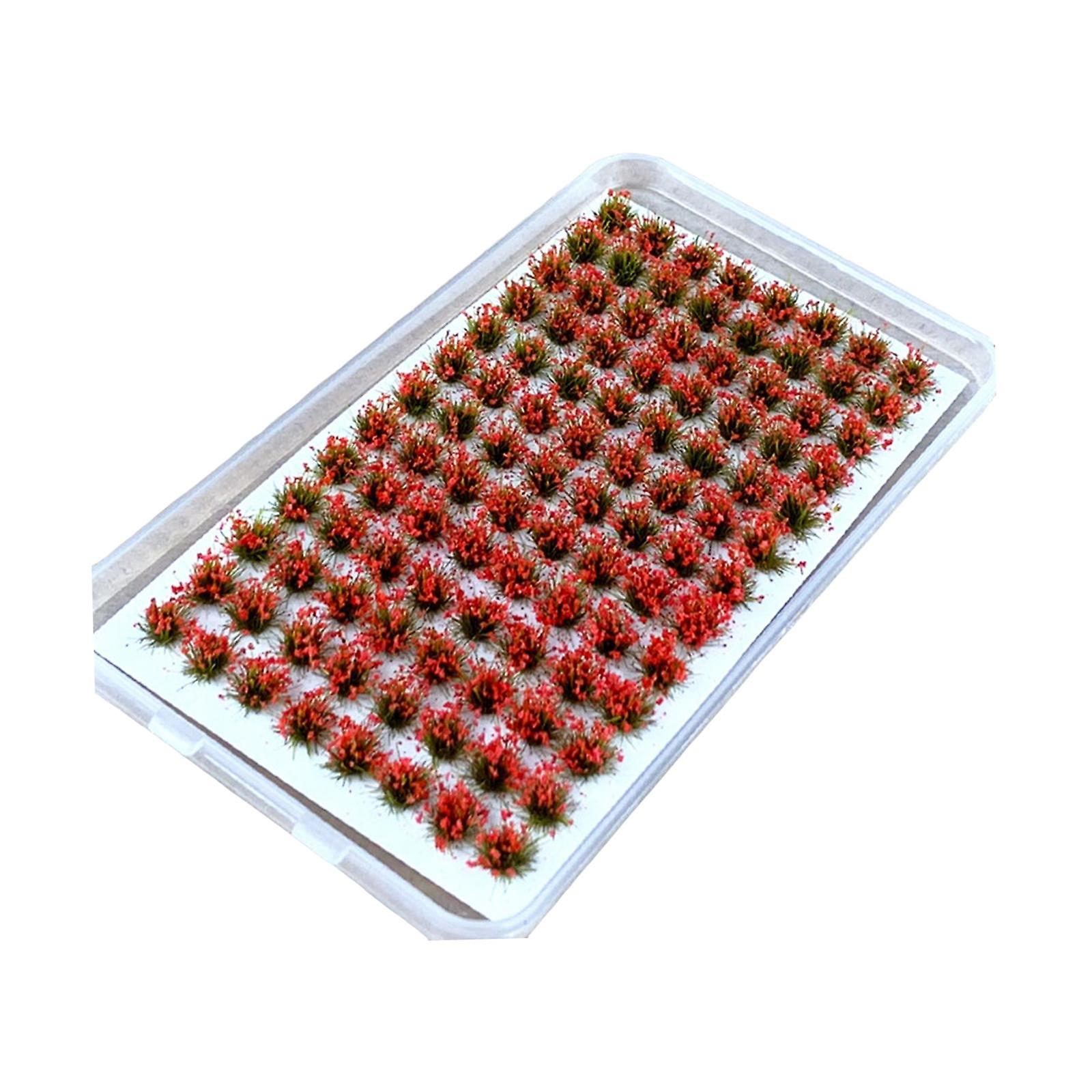Artificial DIY Miniature Flower Cluster Model for Decoration Red