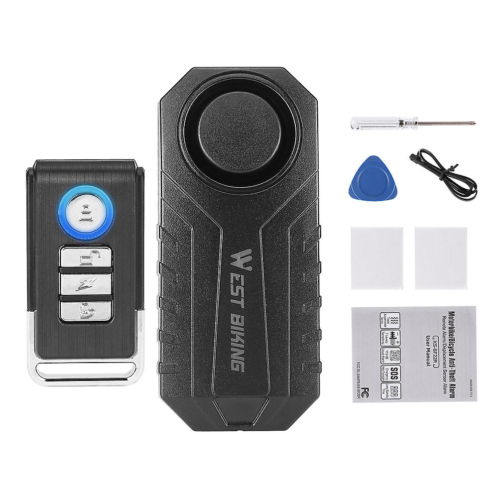Antitheft Bicycle High Visibility Alarm Wireless