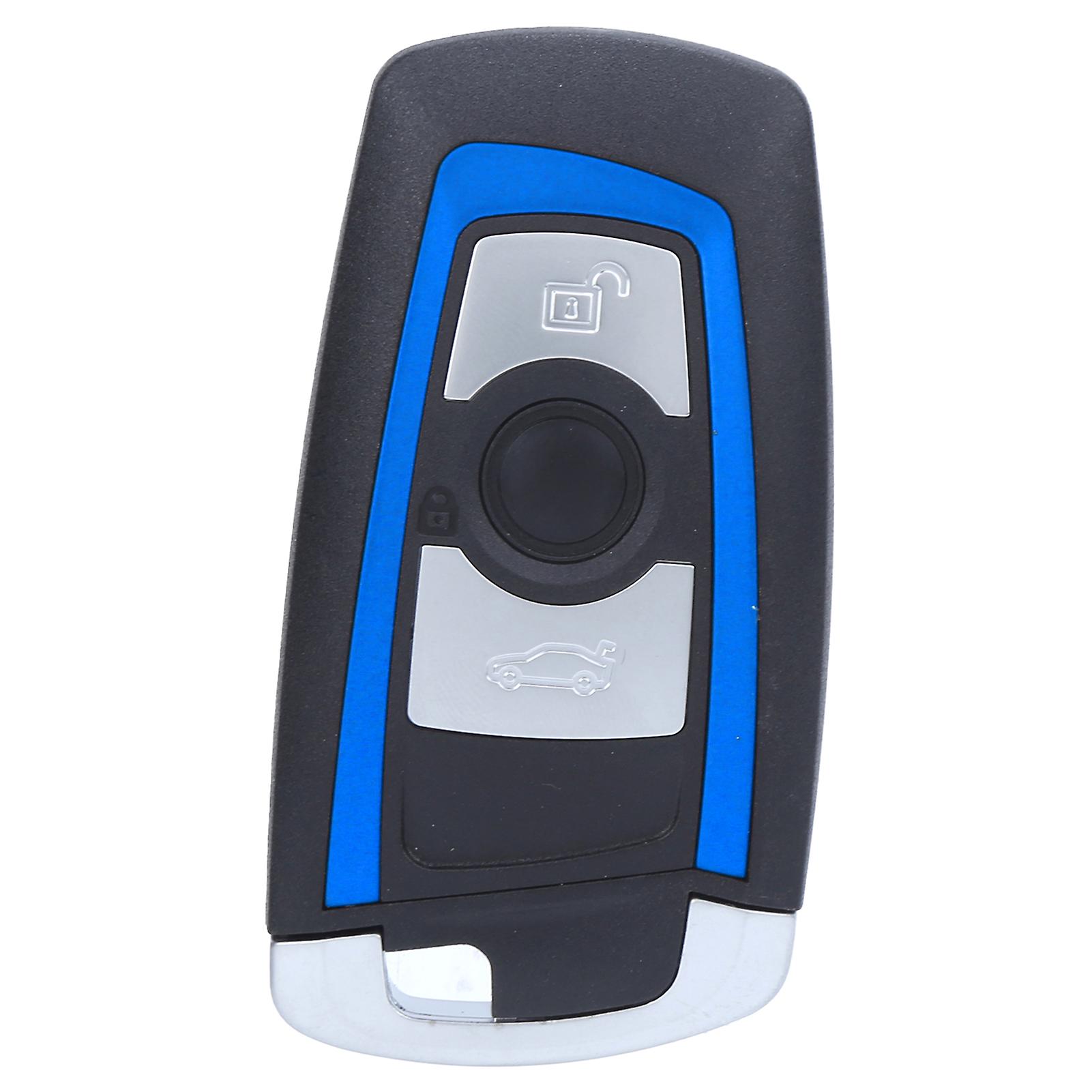 Key Fob Blue/Silver Anti‑Corrosion Protector Shell Replacement for 550i GT 2010‑2011