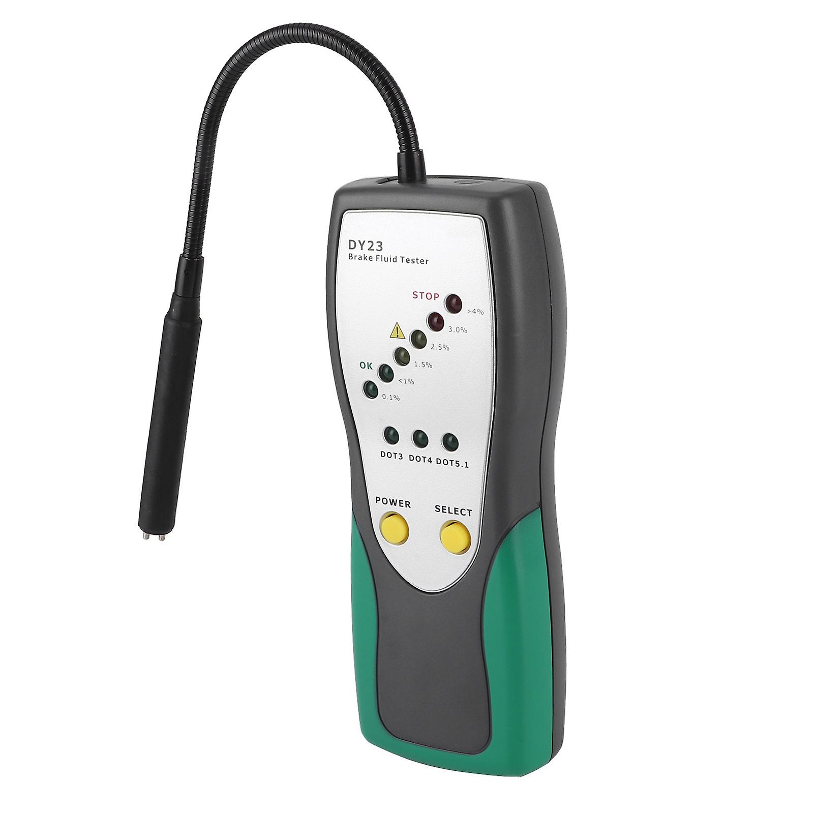 Automobile Digital Brake Fluid Tester with 30mm Gooseneck Probe Double Alarm System