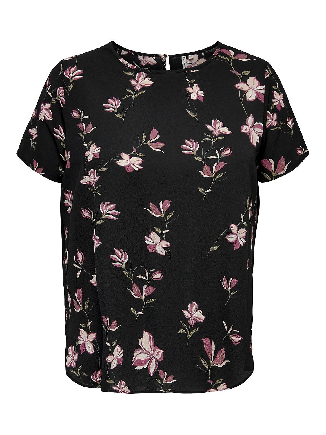 ONLY CARMAKOMA Camicetta a maniche corte da donna Oversize Plus Size Design Shirt Size