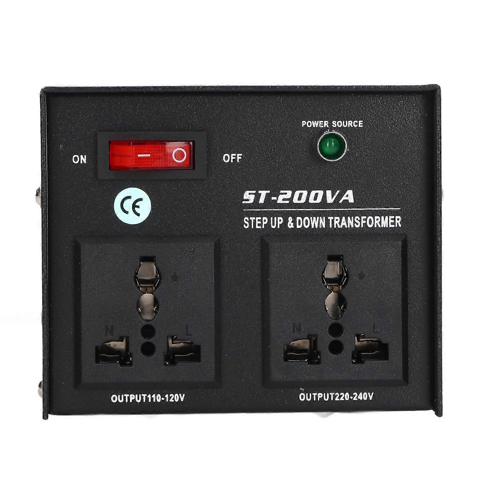 200W Power Voltage Converter Step Up Buck Transformer for Electrical Devices