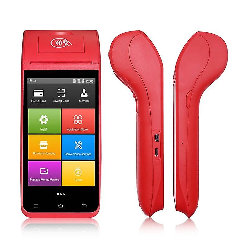 Bluetooth φορητή ταμειακή μηχανή all-in-one σάρωση πληρωμής τερματικό παραγγελίας κώδικα
