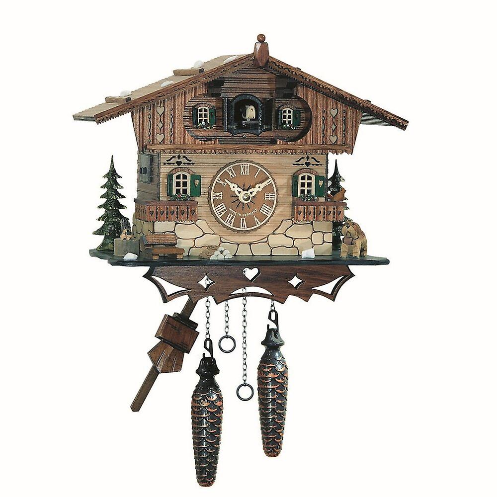 Engstler - 412 SQM - Cuckoo Clock - Quartz - Walnut