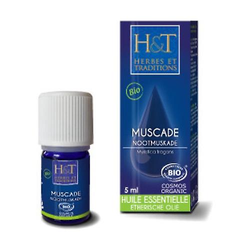Nutmeg Essential Oil (Nuts) (Myristica Fragrans) 5 ml of essential oil