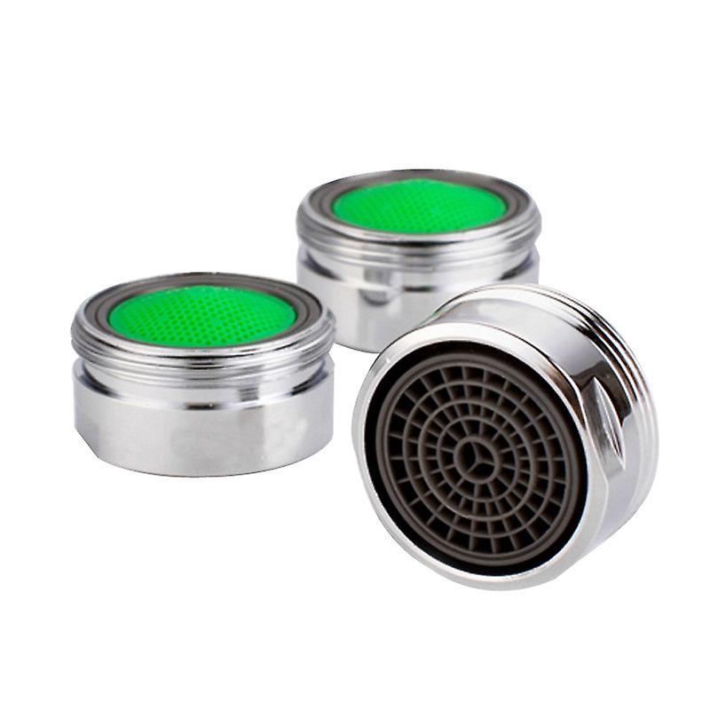 3pcs Faucet Aerator, Stainless Steel Faucet Aerator with ABS Filter, Water Saver Nozzle Spray Aerator Kitchen and Bathroom Faucet Hardware+15 Gaskets