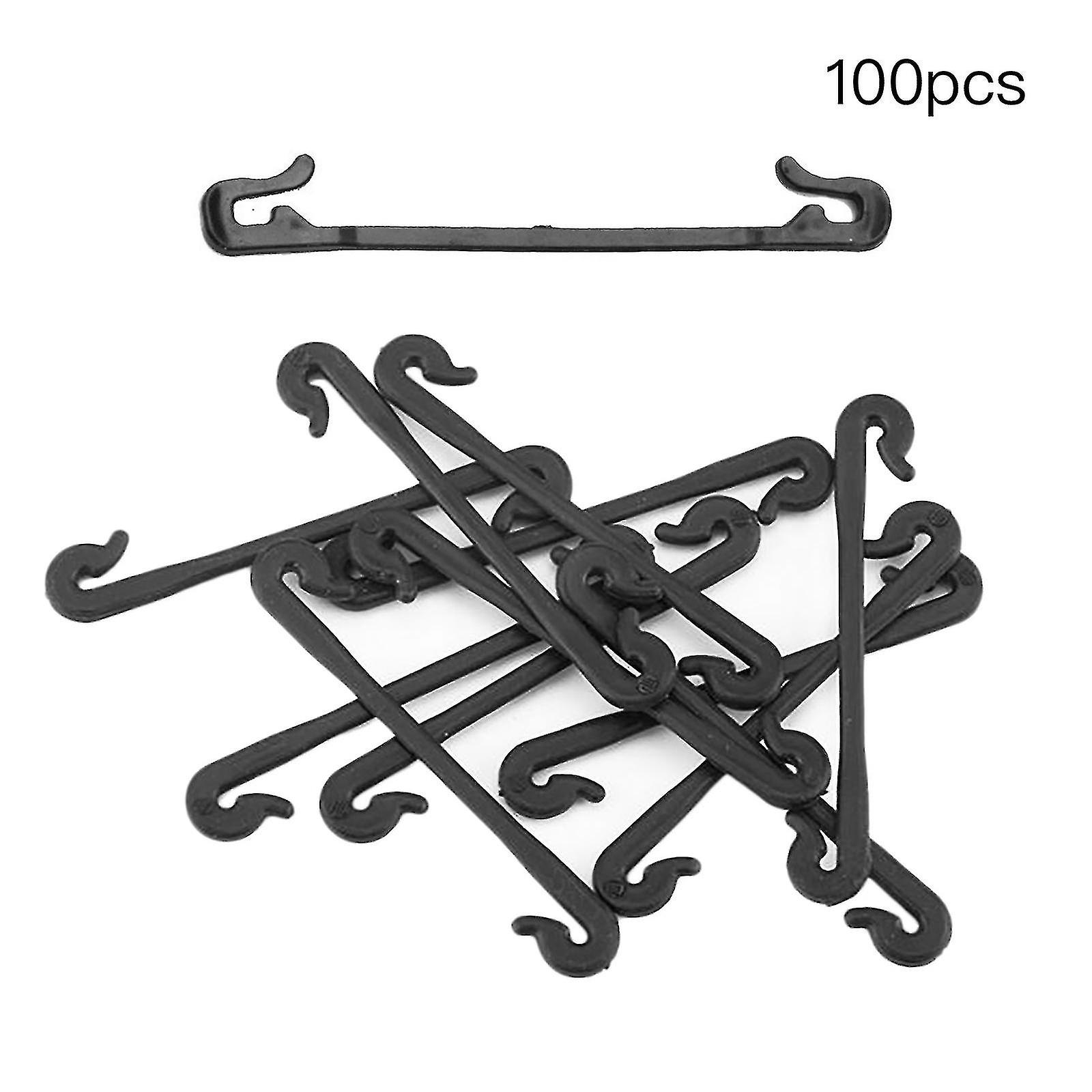 100pcs Grape Grafting Clips Vegetable Vine Fixing Clamp Pp Multipurpose Reuseable 100pcs 6.5cm Garden Plant Tying Clamps