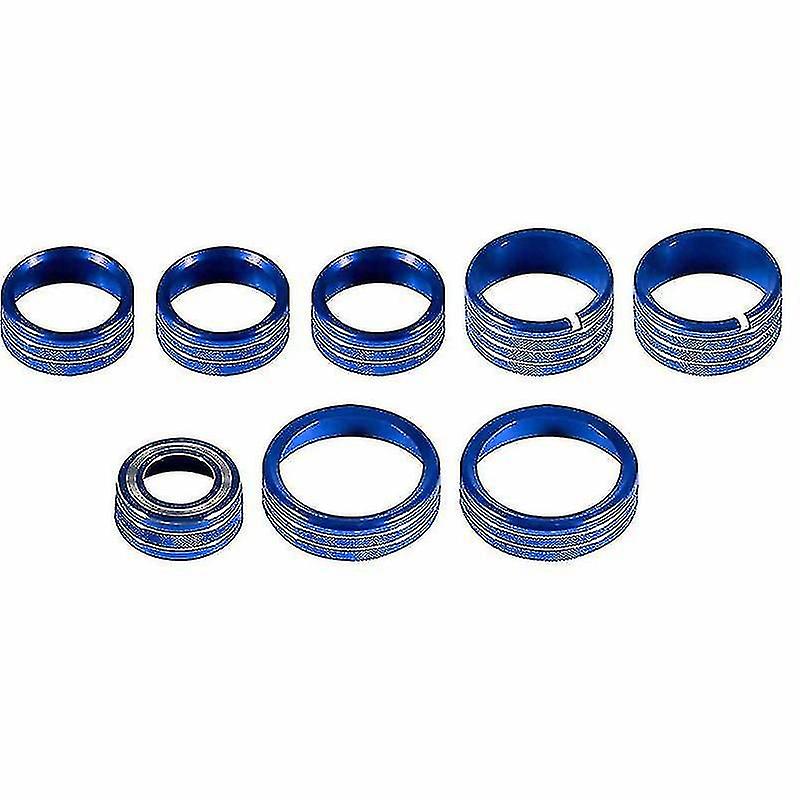 Air Condition Switch Button Radio Ac Knobs Switch Cover Button, Blue