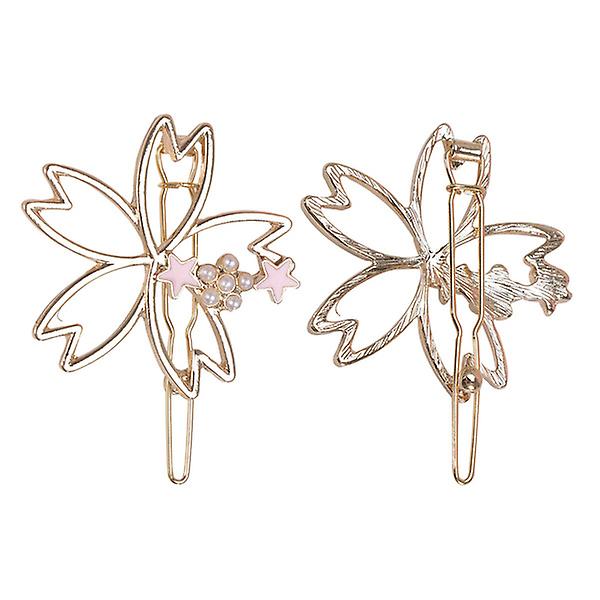 Unique Flower Shape Pearl Bobby Hairpins