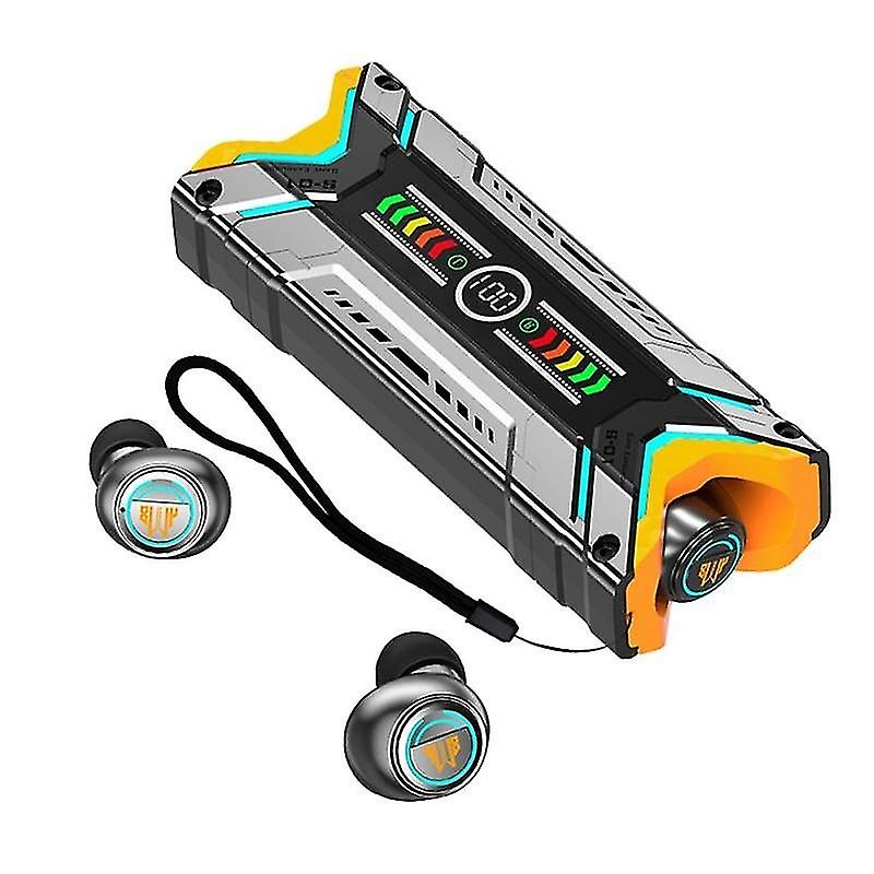 Ryra M48 Tws Headphones Bluetooth Wireless Gamer Headphones Low Latency Earbuds Mecha Style