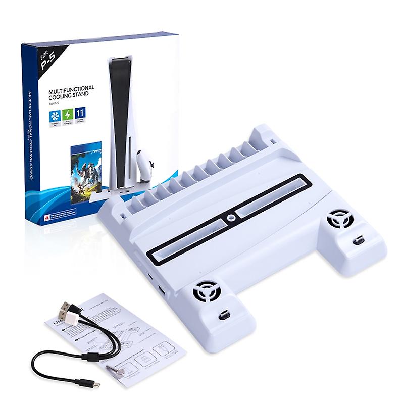 Slanke verticale koelventilator oplaadstandaard 12 games opslag