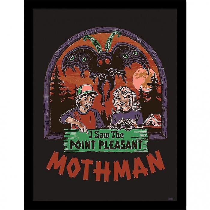 Steven Rhodes I Saw The Mothman Framed Poster