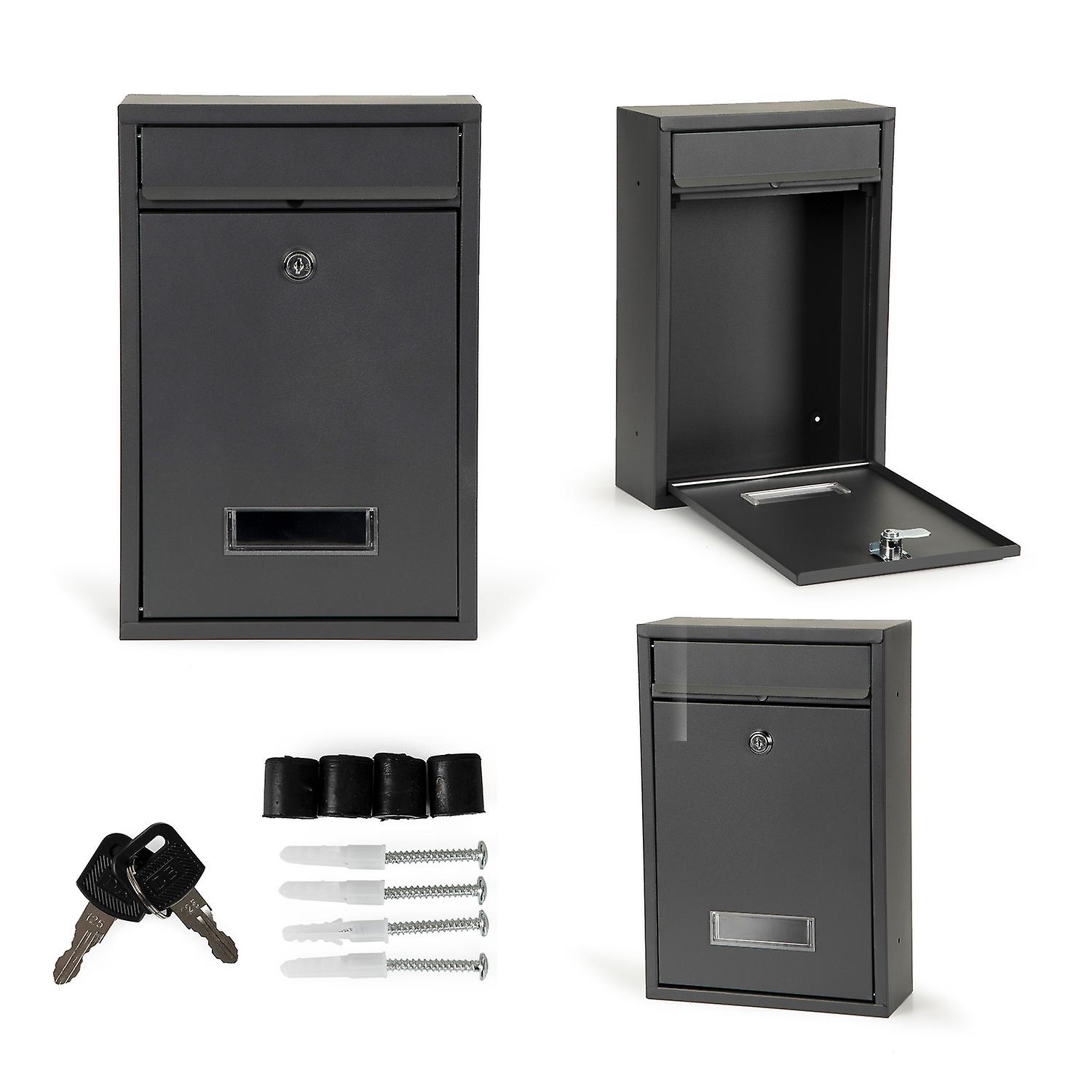 Galvanized steel mailbox