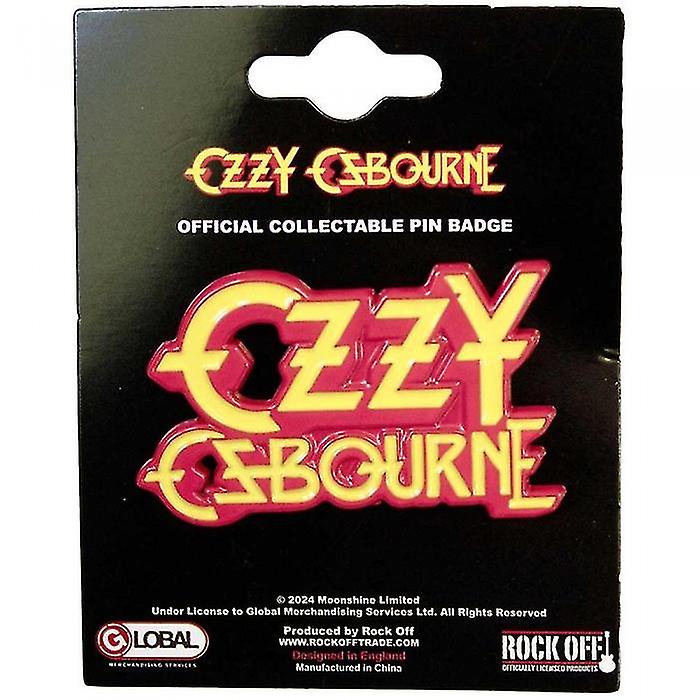 Ozzy Osbourne Stacked Logo Badge