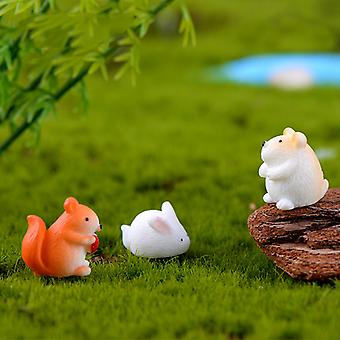 160 Stück Mini-Tierfiguren Aus Kunstharz – 55 Stile, Für Deko, Feengarten, Puppenhaus, Basteln