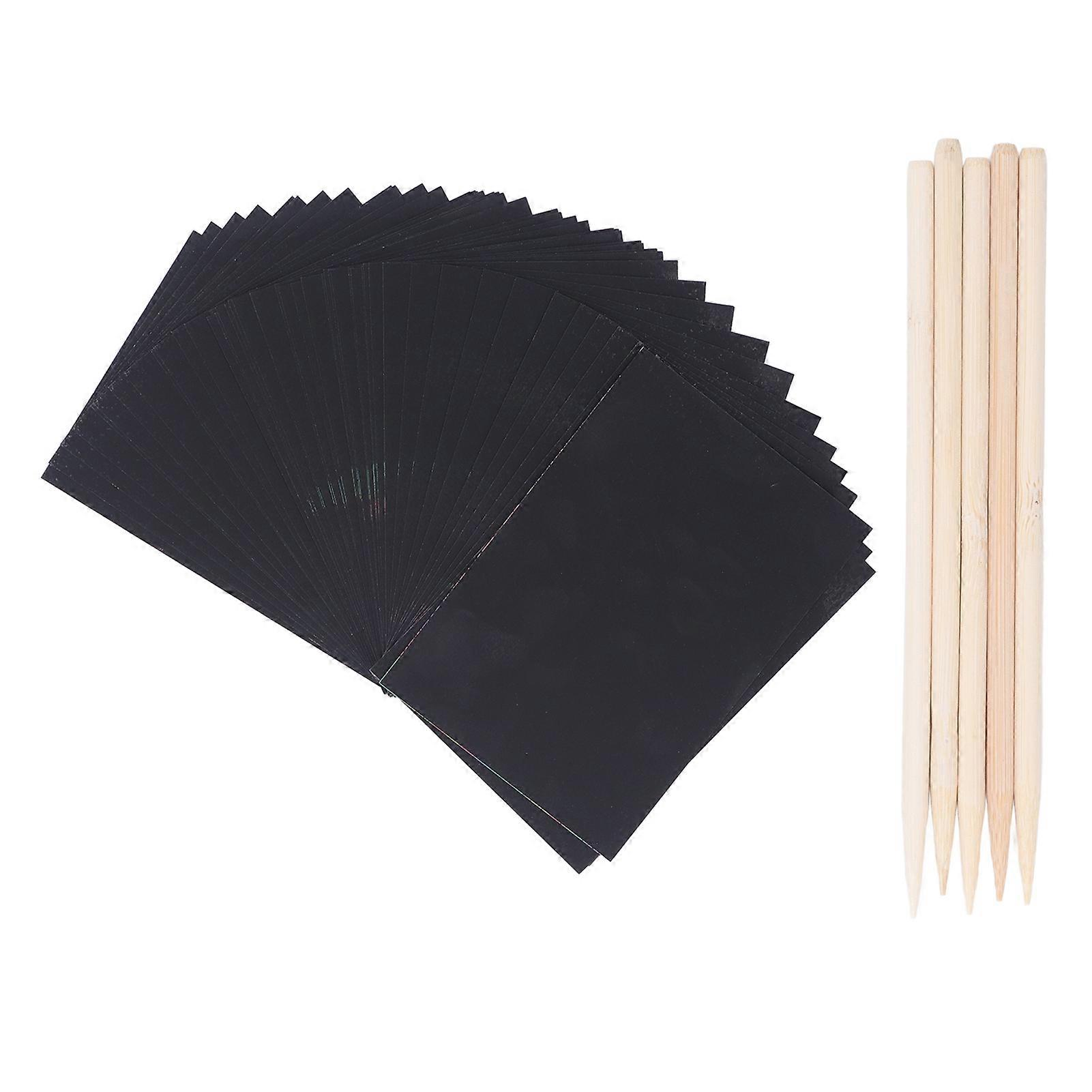 Laser Engraver Marking Paper With Bamboo Pen Color Sheet Laser Engraving Machine Card 13x19cm