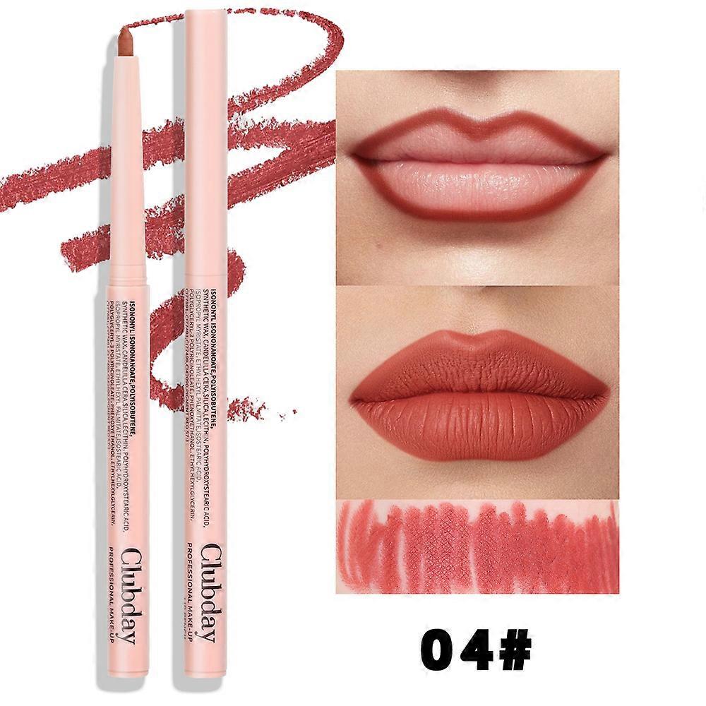 Make-up easy-to-color rotating pen that does not take off makeup matte natural lip liner