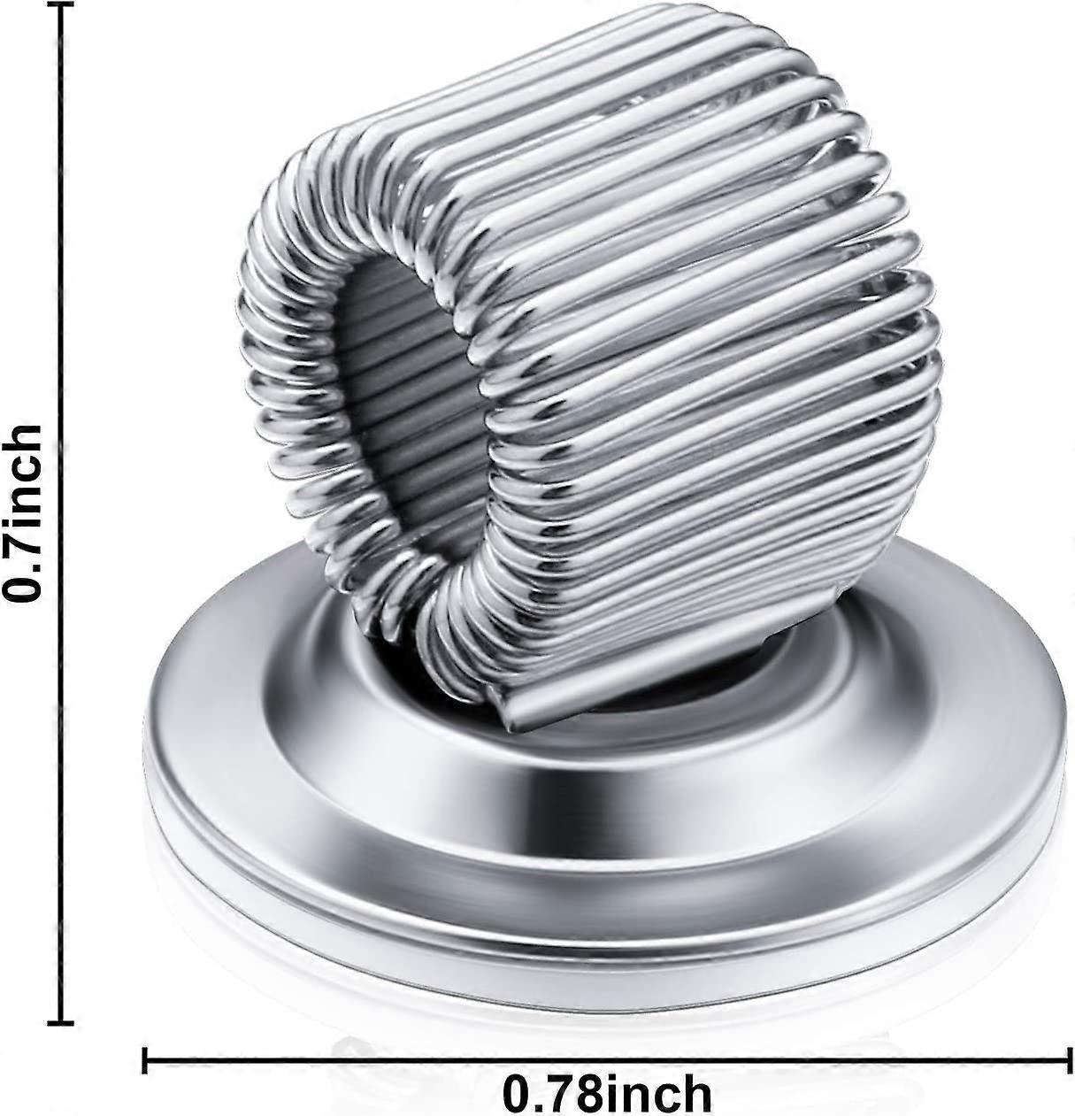 Pen Holder Clips Adhesive Pen Holder (Silver, 6 Pcs)