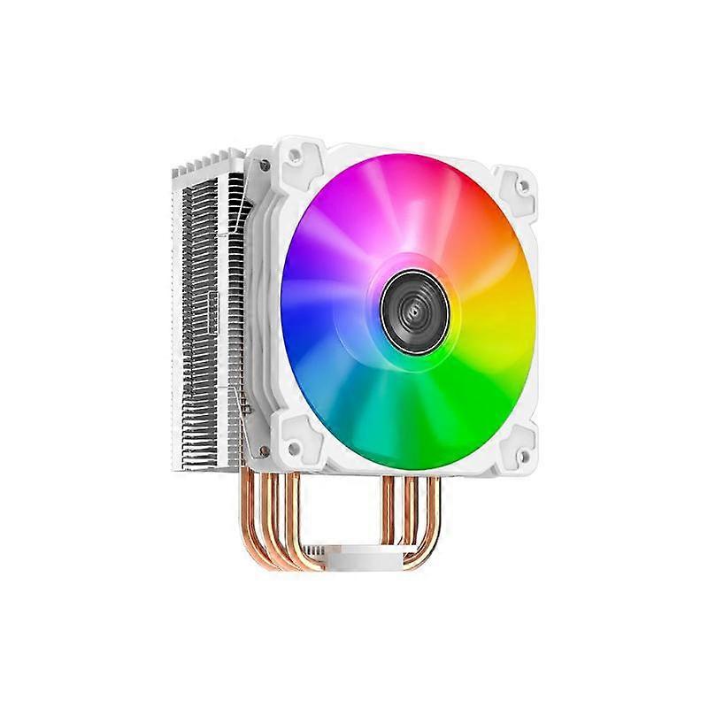 JONSBO CR1000EVO RGB White CPU Cooler - 120mm fan, RGB lighting, compatible with LGA 115x/1200 and AM4.